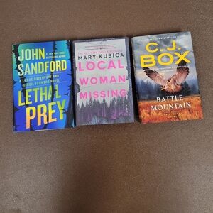 Set of Three Mystery Novels